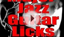 10 major jazz guitar licks | eBook PDF | Jazz guitar lessons