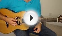 Easy acoustic blues rhythm - guitar lesson. Very basic