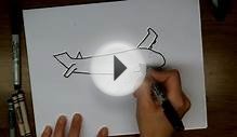 How To Draw a Cartoon Airplane - Easy Drawing Lesson for Kids!