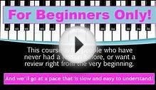 How to Play the Piano / Keyboard for Very Beginners - Lesson 1