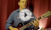 Jazz Guitar Blues: Comping Video Lesson (PDF w/ TABS)