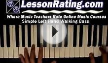 Left Hand Walking Bass Free Piano Lessons YouTube